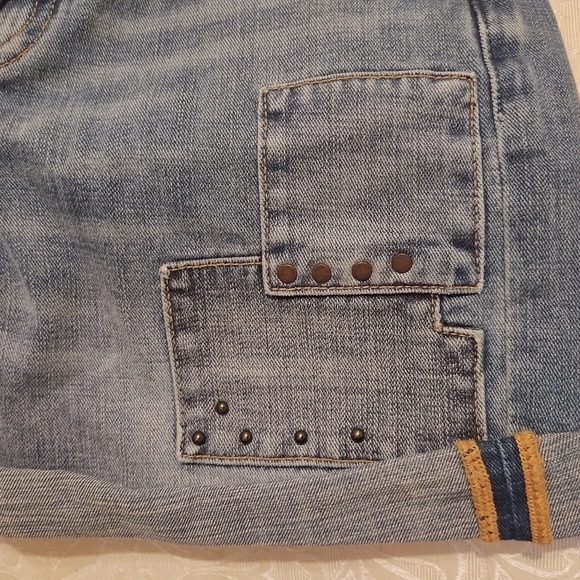 Lucky Brand Denim Cuffed Laguna Shorts Size 24 - Picture 2 of 7
